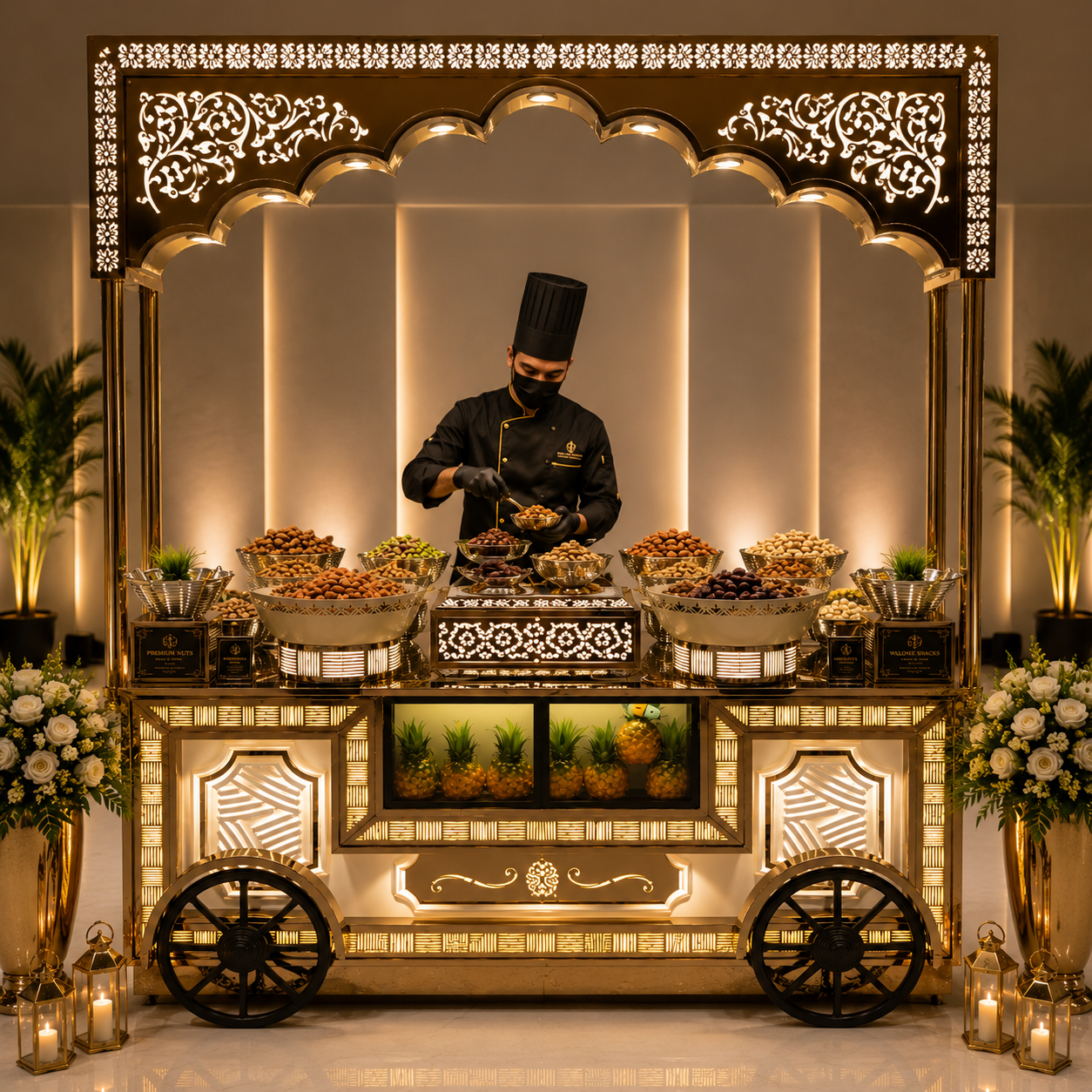 Imperial Orchard Cart — Signature Presentation Counters by D I V Y A M®